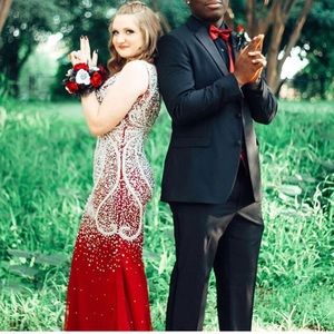 Red prom dress